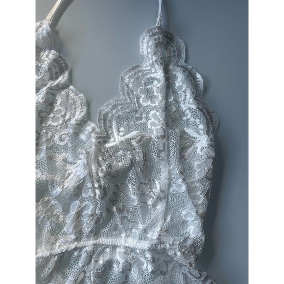 Boutique Intimates Sleepwear Sexy Lace Teddy Lingerie Deep V